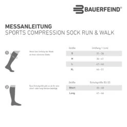 Bauerfeind Kompressionssocke Run&Walk Lang Blau 1er 12 Bauerfeind Kompressionssocke Run&Walk Lang Blau 1er -LaufPro Verkäufe BauerfeindSports compression socks runandwalk german cm207 1200x1200 2