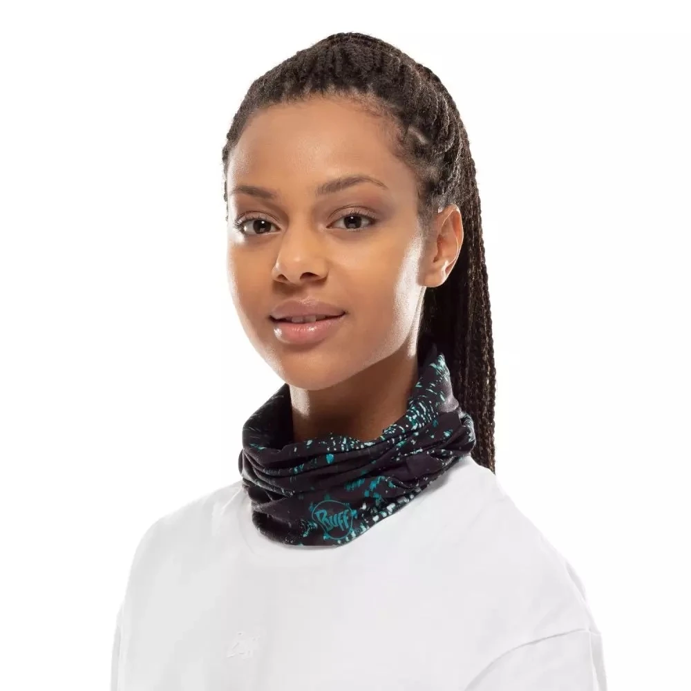 Buff Multifunktionstuch CoolNet UV+ Und Kühlende Wirkung Speckle Schwarz 4 Buff Multifunktionstuch CoolNet UV+ Und Kühlende Wirkung Speckle Schwarz – Bild 2