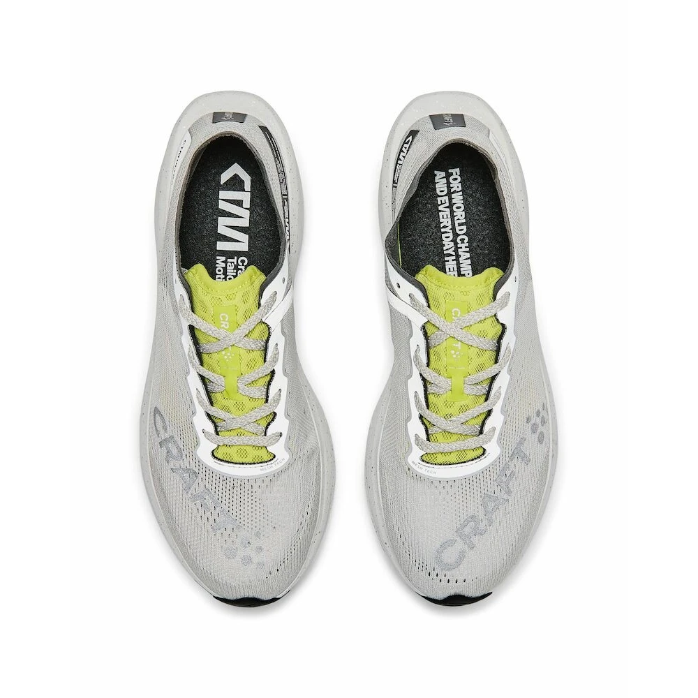 Craft Laufschuhe CTM Ultra Lumen (Leichtigkeit) Weiss/grau Herren 4 Craft Laufschuhe CTM Ultra Lumen (Leichtigkeit) Weiss/grau Herren – Bild 2