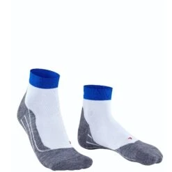 Falke Laufsocke RU4 Endurance Short (mittelstarke Polsterung) Weiss/blau/grau Herren - 1 Paar -LaufPro Verkäufe Falke 16705 2662207 823x823 1
