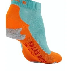 Aktion Noch Gültig Klicken Sie Auf Das Icon, Um Eine Erklärung Zu Erhalten. Falke Laufsocke RU5 Lightweight Short Türkisblau/orange Damen - 1 Paar -LaufPro Verkäufe Falke 16730 6960 RU5 Light Socke 4 1200x1200 1