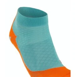 Aktion Noch Gültig Klicken Sie Auf Das Icon, Um Eine Erklärung Zu Erhalten. Falke Laufsocke RU5 Lightweight Short Türkisblau/orange Damen - 1 Paar -LaufPro Verkäufe Falke 16730 6960 RU5 Light Socke 5 1200x1200 1