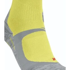 Falke Laufsocke RU4 Cool (mittelstarke Polsterung+Kühlung) Graugelb Damen - 1 Paar -LaufPro Verkäufe Falke 16747 1255 RU4 Cool Socke 3 849x849 1