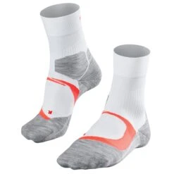 Aktion Noch Gültig Klicken Sie Auf Das Icon, Um Eine Erklärung Zu Erhalten. Falke Laufsocke RU4 Cool (mittelstarke Polsterung+Kühlung) Weiss/rot Damen - 1 Paar