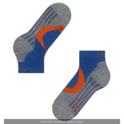 Aktion Noch Gültig Klicken Sie Auf Das Icon, Um Eine Erklärung Zu Erhalten. Falke Laufsocke RU4 Cool Short (mittelstarke Polsterung, Kühlend) Blau/grau/orange Herren - 1 Paar -LaufPro Verkäufe Falke 16747 6712 RU4 Socke 2 889x889 1
