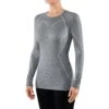 Falke Langarmshirt Wool Tech (Merinowolle) Unterwäsche Hellgrau Damen -LaufPro Verkäufe Falke 33211 3757 Langarmshirt Wool 1200x1200 1