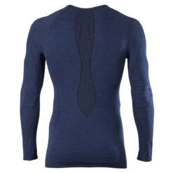 Falke Langarmshirt Wool Tech (Merinowolle) Unterwäsche Navyblau Herren -LaufPro Verkäufe Falke 33411 6177 2 1200x1200 1