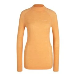 Falke Funktionsunterwäsche Langarmshirt Wool-Tech (Merinowolle, Warm Und Isolierend) Orange Damen -LaufPro Verkäufe Falke Damen Langarmshirt Wool Tech 33225 8155 5 1200x1200 1