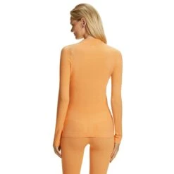 Falke Funktionsunterwäsche Langarmshirt Wool-Tech (Merinowolle, Warm Und Isolierend) Orange Damen -LaufPro Verkäufe Falke Damen Langarmshirt Wool Tech 33225 8155 6 1200x1200 1