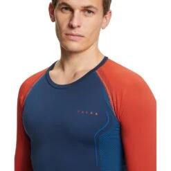 Falke Funktions-Langarmshirt Warm (schnell Trocknend, Wärmes Material) Unterwäsche Dunkelblau Herren -LaufPro Verkäufe Falke Funktions Unterwaesche dunkelblau Herren 39644 6116 4 1067x1067 1