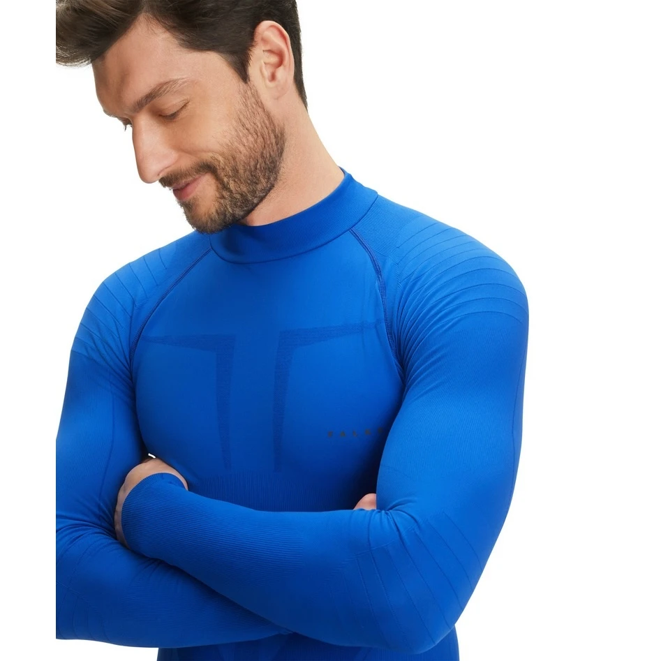 Falke Funktionsunterwäsche Langarmshirt Warm (perfekte Feuchtigkeits - Und Temperaturregulierung) Blau Herren 6 Falke Funktionsunterwäsche Langarmshirt Warm (perfekte Feuchtigkeits - Und Temperaturregulierung) Blau Herren – Bild 4