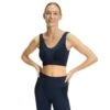 Falke Funktionsunterwäsche Sport-Bra (nahtlos, Polyamid-Mischung) Spaceblau Damen -LaufPro Verkäufe Falke Funktionsunterwaesche Sport Bra Damen 37880 6116 1 1062x1062 1