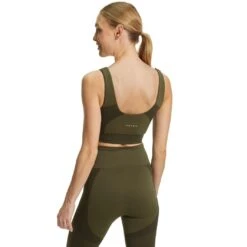 Falke Funktionsunterwäsche Sport-Bra (nahtlos, Polyamid-Mischung) Herbgrün Damen -LaufPro Verkäufe Falke Funktionsunterwaesche Sport Bra Damen 37880 7754 2 1063x1063 1