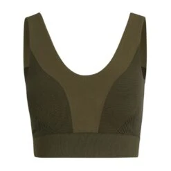 Falke Funktionsunterwäsche Sport-Bra (nahtlos, Polyamid-Mischung) Herbgrün Damen -LaufPro Verkäufe Falke Funktionsunterwaesche Sport Bra Damen 37880 7754 7 1062x1062 1