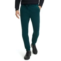 Falke Jogginghose (Baumwolle) - Moderner Look, Komfortabel - Grün/blau Herren