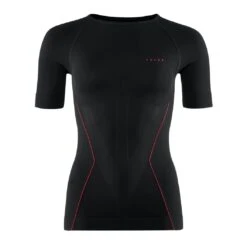Falke Kurzarmshirt Warm (perfekte Feuchtigkeits-Temperaturregulierung) Unterwäsche Schwarz/orange Damen -LaufPro Verkäufe Falke Kurzarmshirt Warm Damen 39113 3018 5 1060x1060 1