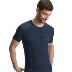 Falke Kurzarmshirt Wool-Tech Light (optimale Passform) Unterwäsche Spaceblau Herren -LaufPro Verkäufe Falke Kurzarmshirt Wool Tech Light 33238 6116 5 1067x1067 1