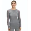 Falke Langarmshirt Wool Tech (Merinowolle) Unterwäsche Grau/rot Damen -LaufPro Verkäufe Falke Langarmshirt 33211 3705 grau 1 856x856 1
