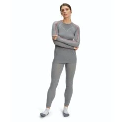 Falke Langarmshirt Wool Tech (Merinowolle) Unterwäsche Grau/rot Damen -LaufPro Verkäufe Falke Langarmshirt 33211 3705 grau 6 895x895 1