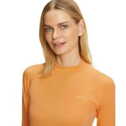 Falke Funktionsunterwäsche Langarmshirt Maximum Warm (perfekte Feuchtigkeits- Und Temperaturregulierung) Orange Damen -LaufPro Verkäufe Falke Langarmshirt Maximum Warm Damen 33032 8155 7 750x750 1