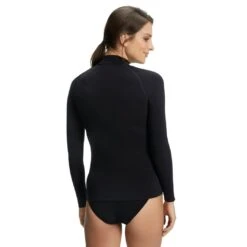 Falke Funktionsunterwäsche Langarmshirt Warm Mit Kragen (perfekte Feuchtigkeits-und Temperaturregulierung) Schwarz Damen -LaufPro Verkäufe Falke Langarmshirt Warm 39142 3000 2 1066x1066 1