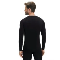 Falke Funktionsunterwäsche Langarmshirt Warm (wärmes Material, Perfekte Feuchtigkeits) Schwarz Herren -LaufPro Verkäufe Falke Langarmshirt Warm 39611 3000 2 947x947 1