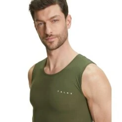 Falke Funktionsunterwäsche Singlet Ultralight Cool (Enge Passform Und Maximale Bewegungsfreiheit) Herbgrün Herren -LaufPro Verkäufe Falke Singlet Ultralight Cool Herren 33772 7754 3 1056x1056 1