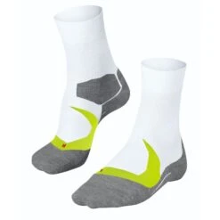Falke Laufsocke RU4 Cool (mittelstarke Polsterung+Kühlung) Weiss/gelb Herren - 1 Paar