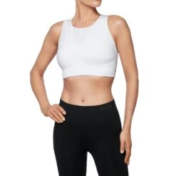 Falke Sport-Bra Maximum Support (hochelastisch, Nahtlos) Unterwäsche Weiss Damen
