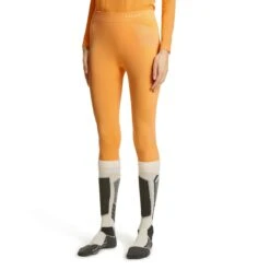 Falke Unterziehhose 3/4 Tight Maximum Warm (Feuchtigkeits- Und Temperaturregulierung ) Unterwäsche Orange Damen