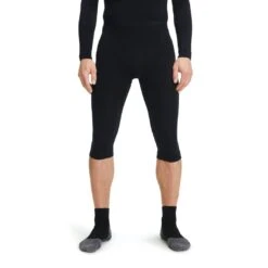 Falke Unterziehose 3/4 Tight Warm (perfekte Passform Und Maximale Bewegungsfreiheit ) Unterwäsche Schwarz Herren