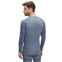 Falke Funktionsunterwäsche Langarmshirt Wool-Tech Light (feinste Merinowolle) Blau Herren -LaufPro Verkäufe Falke unterwaesche Langarmshirt Wool tech 33233 6751 1 947x947 1