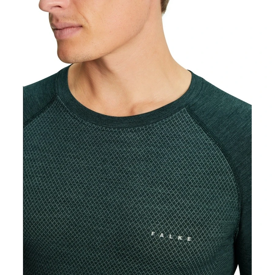 Falke Funktionsunterwäsche Langarmshirt Wool-Tech Light (feinste Merinowolle) Grün Herren 6 Falke Funktionsunterwäsche Langarmshirt Wool-Tech Light (feinste Merinowolle) Grün Herren – Bild 4