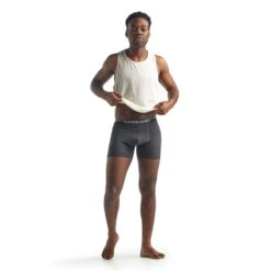 Icebreaker Boxershort Anatomica (Merinowolle) Unterwäsche Grau Herren -LaufPro Verkäufe Icebreaker 103029011 Anatomica Boxer 5 1200x1200 1