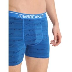Icebreaker Boxershort Anatomica Print (Merinowolle) Unterwäsche Lazuriteblau/navyblau Herren -LaufPro Verkäufe Icebreaker 103029671 Boxershort 4 1200x1200 1