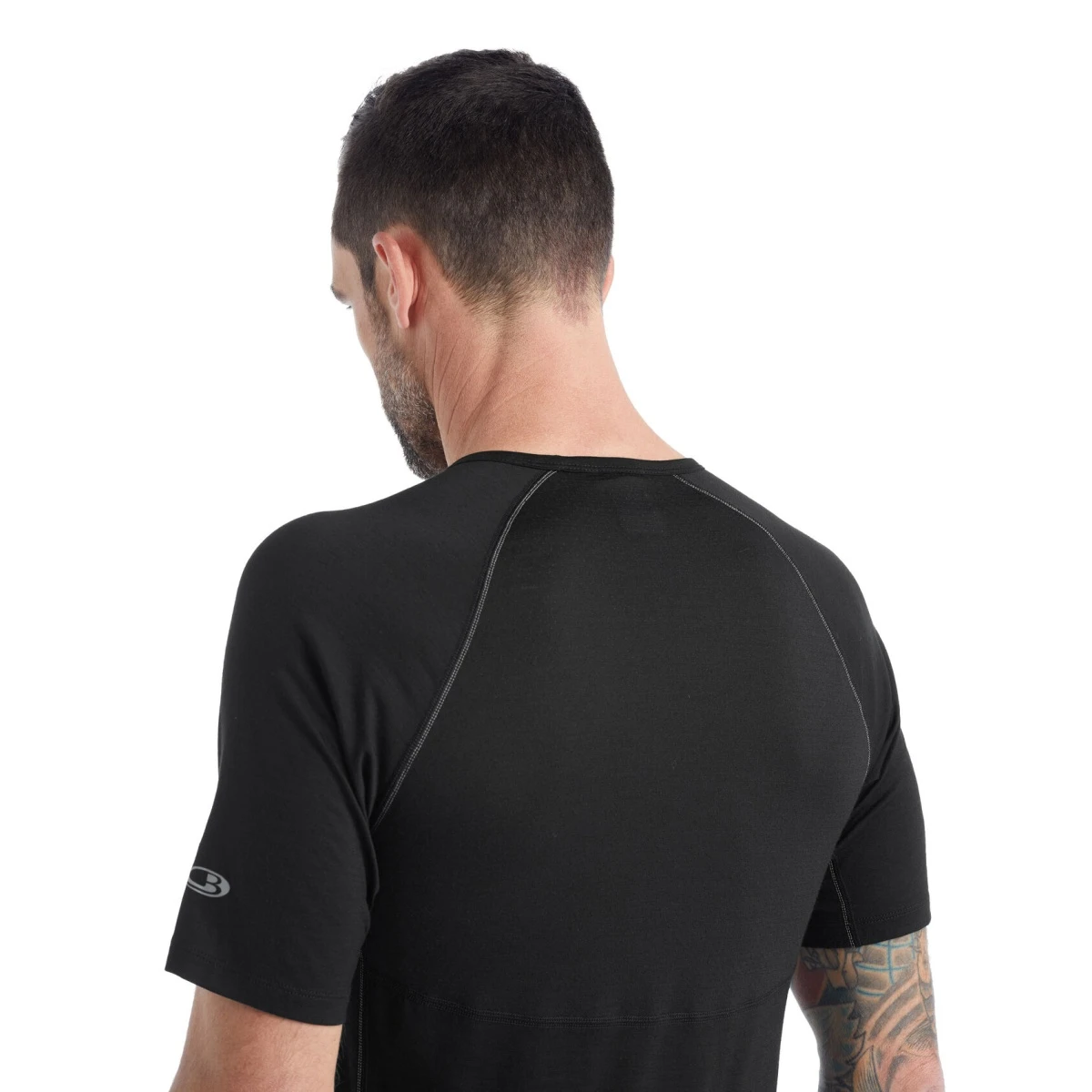 Icebreaker Unterwäsche Tshirt 150 Zone SS Crewe BodyfitZone Enganliegend (Merinowolle) Schwarz Herren 8 Icebreaker Unterwäsche Tshirt 150 Zone SS Crewe BodyfitZone Enganliegend (Merinowolle) Schwarz Herren – Bild 6