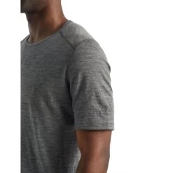 Icebreaker Unterwäsche Tshirt 200 Oasis SS Crewe Enganliegend (Merinowolle) Grau Herren -LaufPro Verkäufe Icebreaker 104509013 Oasis 200 Tshirt 4 1200x1200 1