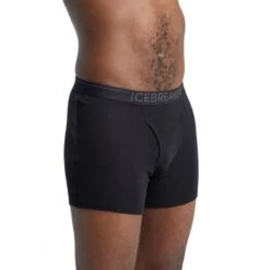 Icebreaker Boxershort 175 Everyday Mit Eingriff (Merinowolle) Unterwäsche Schwarz Herren -LaufPro Verkäufe Icebreaker IB1044850011 Boxershort 4 1200x1200 1