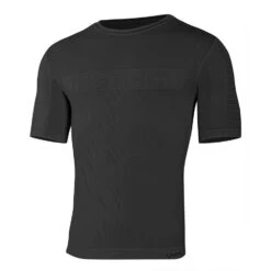 Iron-IC Laufshirt Performance Kurzarm Schwarz Herren