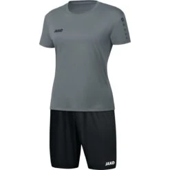 JAKO Sport-Shirt Trikot Team Kurzarm (100% Polyester) Dunkelgrau Damen -LaufPro Verkäufe JAKO Sport shirt Trikot Team Damen 4233D 40 8 1200x1200 1