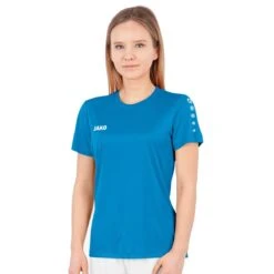 JAKO Sport-Shirt Trikot Team Kurzarm (100% Polyester) Hellblau Damen
