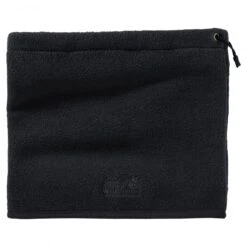 Jack Wolfskin Schlauchschal (Halstuch) Artist Ecosphere 2in1 Loop - Schlauchschal Und Mütze, Aus Fleece - Schwarz