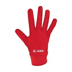Jako Feldspielerhandschuhe Funktion (flexible Passform, Schnelltrocknend) Rot - 1 Paar