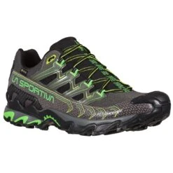 La Sportiva Trail-Laufschuhe Ultra Raptor II GTX (wasserdicht) Metallgrau/grün Herren