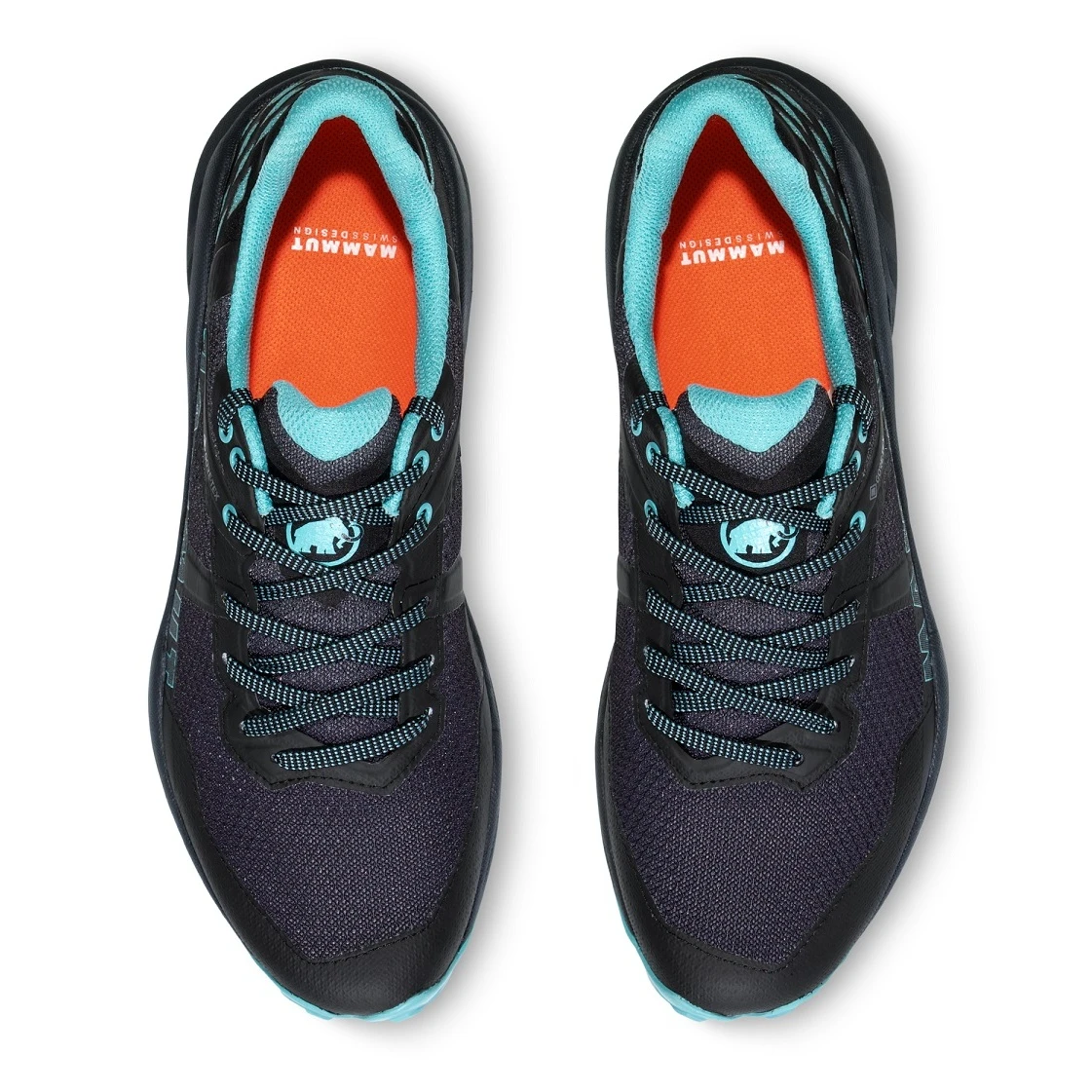 Mammut Trail-Laufschuhe Sertig II Low GTX (Multifunktion, Wasserdicht) Schwarz/blau Damen 5 Mammut Trail-Laufschuhe Sertig II Low GTX (Multifunktion, Wasserdicht) Schwarz/blau Damen – Bild 3