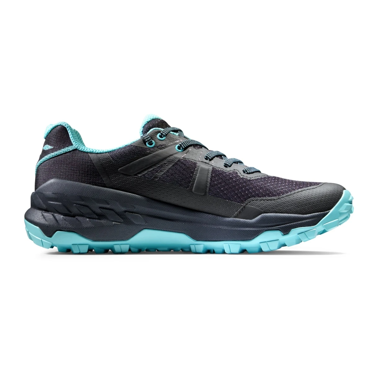 Mammut Trail-Laufschuhe Sertig II Low GTX (Multifunktion, Wasserdicht) Schwarz/blau Damen 6 Mammut Trail-Laufschuhe Sertig II Low GTX (Multifunktion, Wasserdicht) Schwarz/blau Damen – Bild 4