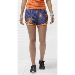 Nike Short Printed Tempo NEW Blau Damen