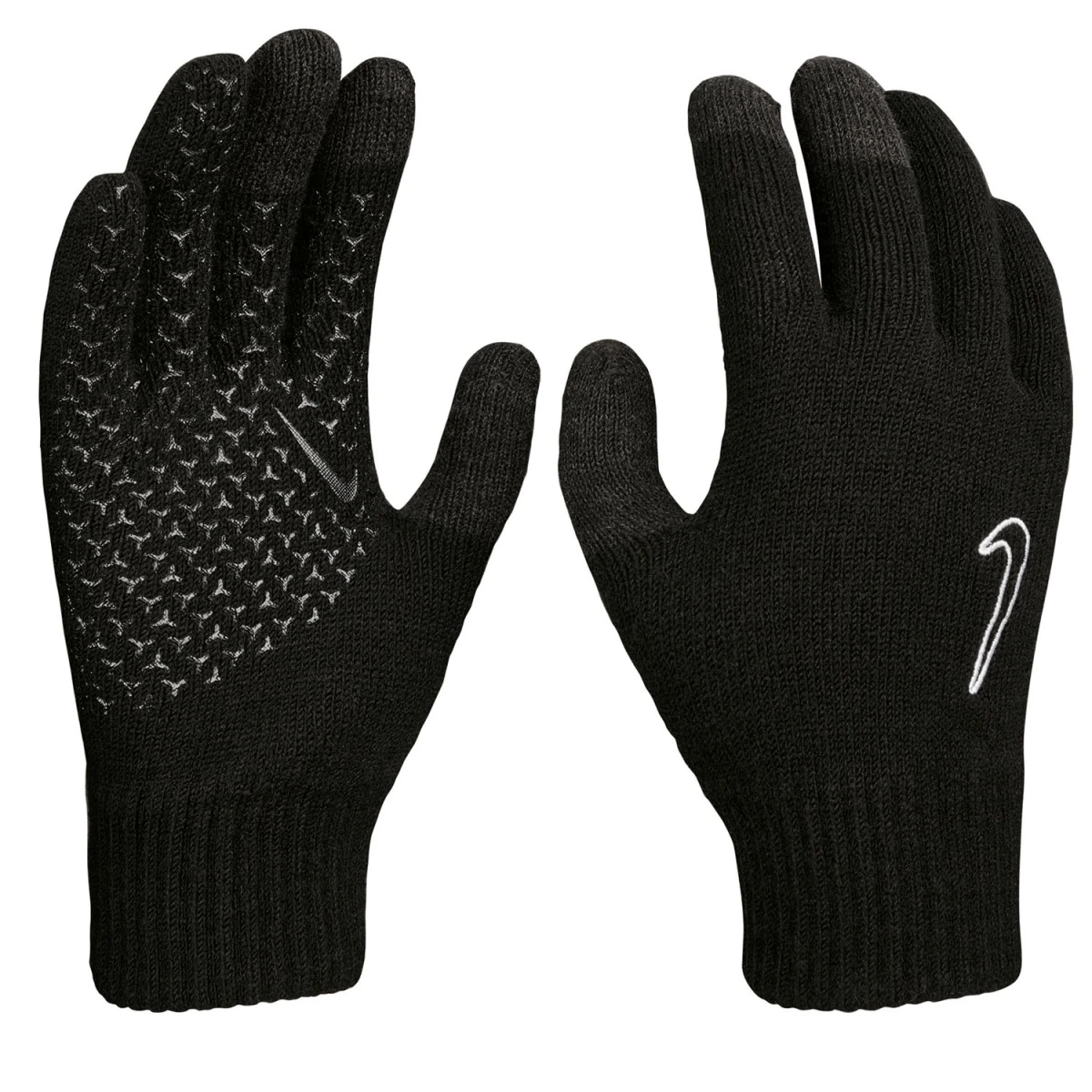 Nike Laufhandschuhe Knitted Tech Und Grip 2.0 (Touch-Screen Kompatibel) Schwarz - 1 Paar 3 Nike Laufhandschuhe Knitted Tech Und Grip 2.0 (Touch-Screen Kompatibel) Schwarz - 1 Paar
