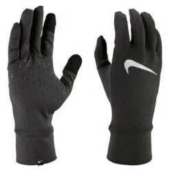 Nike Laufhandschuhe Fleece Running Gloves Schwarz