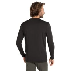 Odlo Langarmshirt Merino Natural (100% Merinowolle, Stoffstärke 200) Unterwäsche Schwarz Herren -LaufPro Verkäufe Odlo 110812 15001 Crew Langarmshirt Merino 3 1200x1200 1